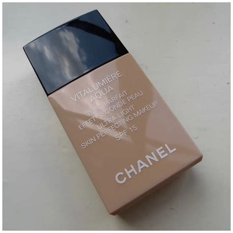 chanel vitalumiere aqua beige rosé review|chanel vitalumière aqua foundation.